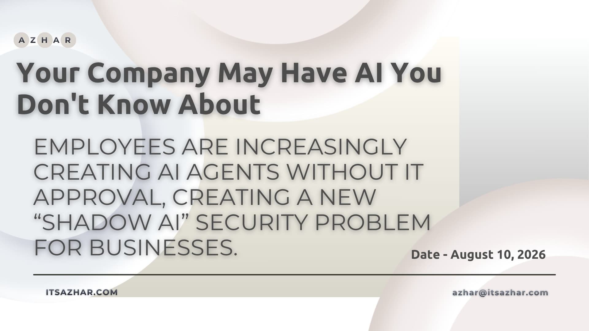 Employees Are Secretly Deploying AI Agents Inside Companies