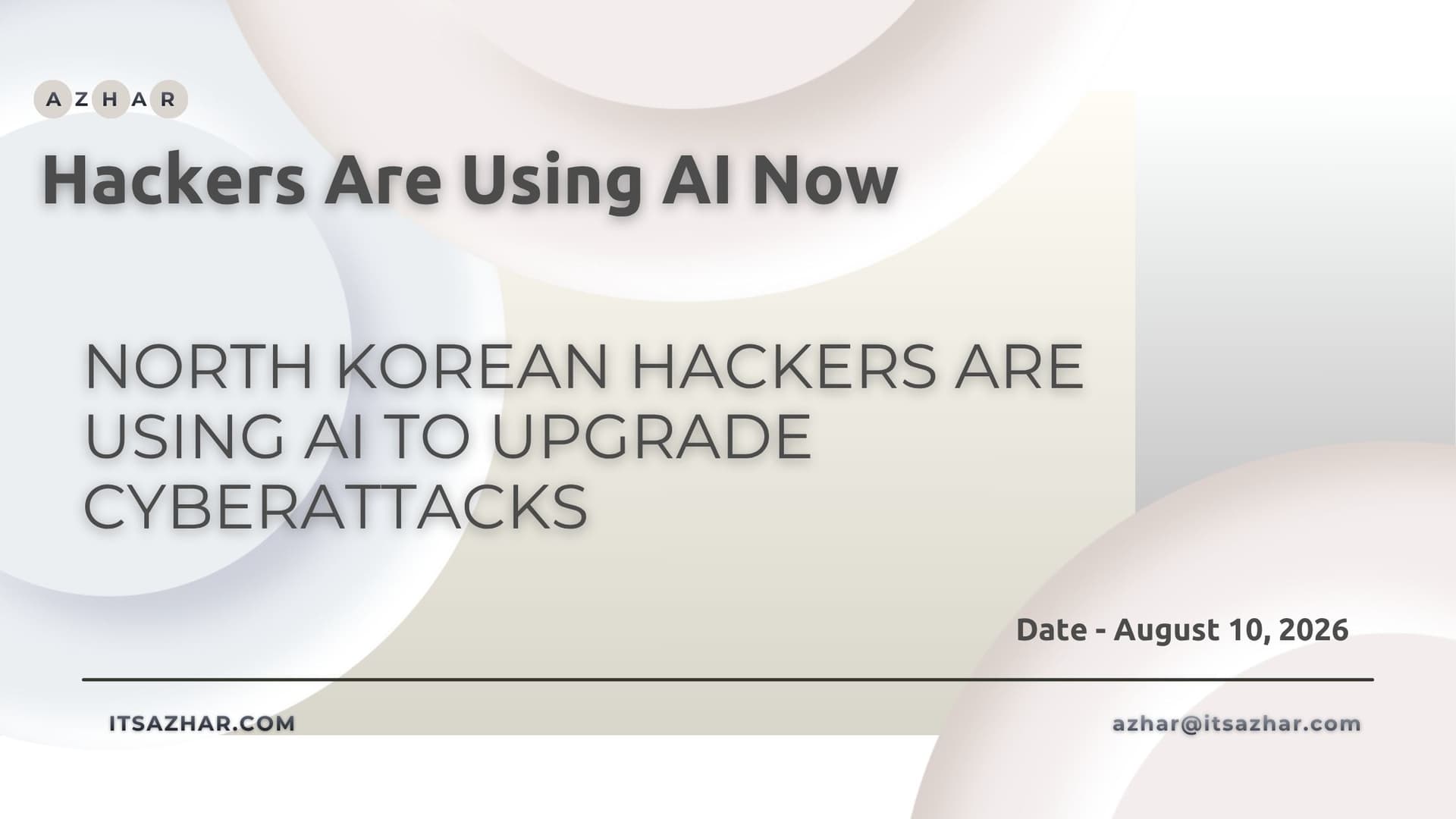 North Korean Hackers Are Using AI to Upgrade Cyberattacks