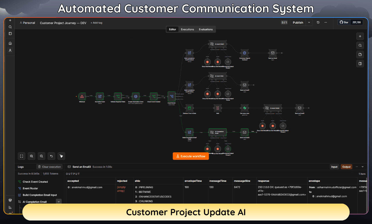 Customer Project Update AI