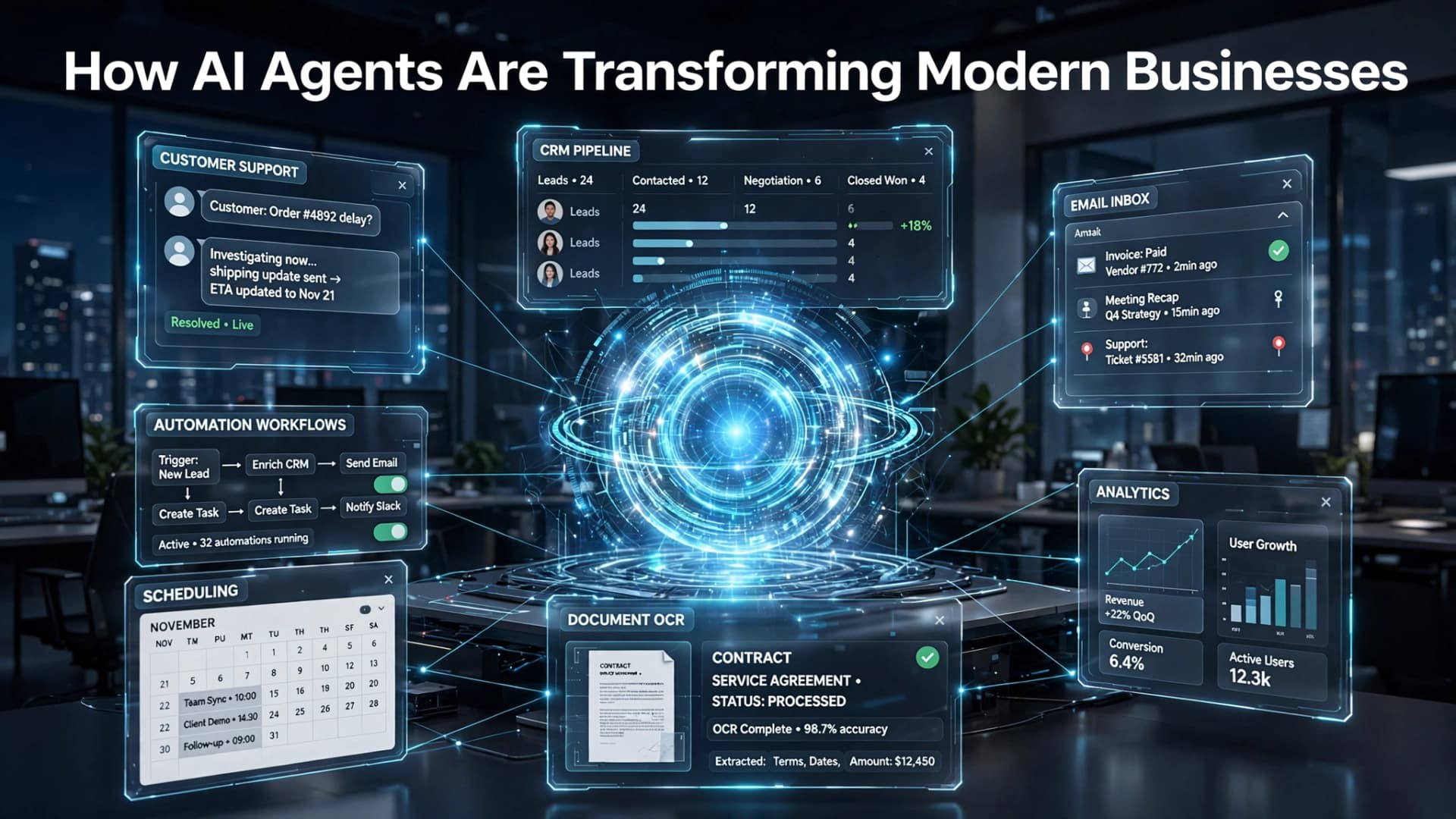 How AI Agents Are Transforming Modern Businesses